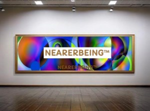 NEARERBEING(TM) Art Painting with Frame Let’s Unite and Communicate in Harmonious Integrated Channels ©2005, 2022. All rights reserved.