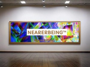 NEARERBEING(TM) Art Painting with Frame New Knowledge in Layers for Change Transformation ©2005, 2019. All rights reserved.