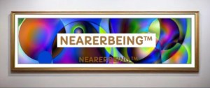 NEARERBEING(TM) Art Print with Frame Let's Unite and Communicate in Harmonious Integrated Channels ©2005, 2022